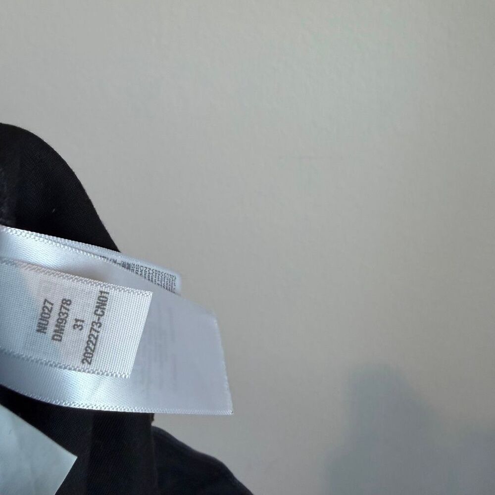 Madewell Pasco Black Rigid Denim The Essex Long Baggy Shorts Women's Size 31 - Picture 6 of 6